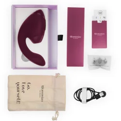 Womanizer - Duo Next Estimulador Duplo De Clitor e Ponto G Rosa Escuro