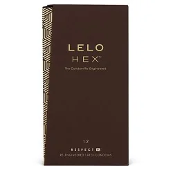 Lelo - Hex Preservativos Respeito XL 12 Unidades Pack