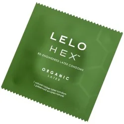 Lelo - Caixa De Preservativos Orgânicos Hex 3 Unidades