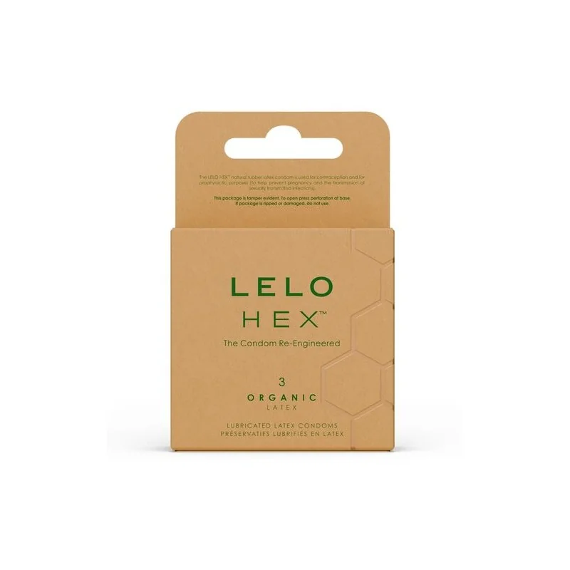 Lelo - Caixa De Preservativos Orgânicos Hex 3 Unidades