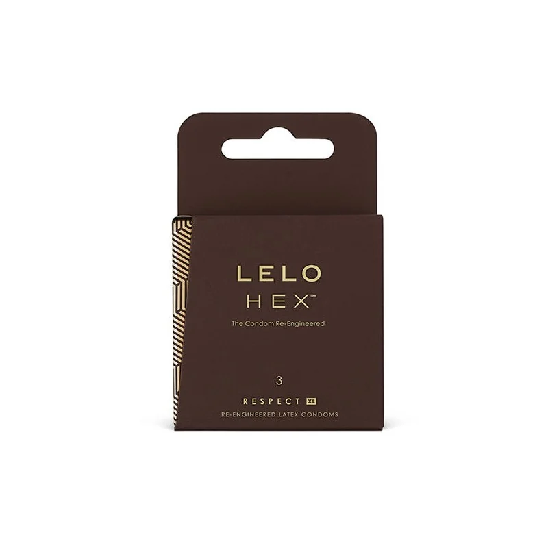 Lelo - Hex Preservativos Respeito XL 3 Pack