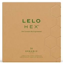 Lelo - Caixa De Preservativos Orgânicos Hex 36 Unidades