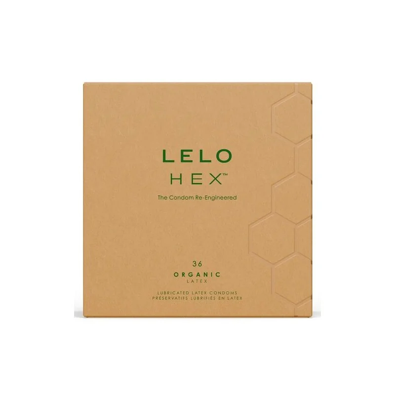 Lelo - Caixa De Preservativos Orgânicos Hex 36 Unidades