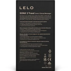 Lelo - Sona 2 Travel Sonic Clitoris Massager Rosa