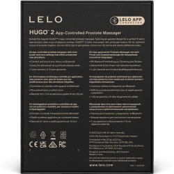 Lelo - Massageador De Próstata Hugo 2 Preto