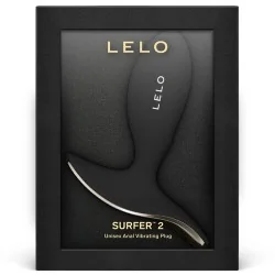 Lelo - Surfer 2 Plug Vibratório Anal Unissex Preto