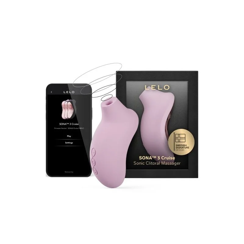 Lelo - Sona 3 Cruise Massageador Clitórico Sônico Rosa Claro