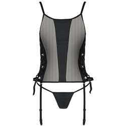 Passion Malwia Corset Couro Ecologico L / XL