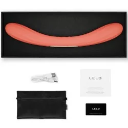 Lelo - Boomerang Vibrador De Ponta Dupla Vermelho Coral