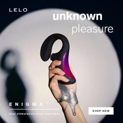 Lelo - Enigma Massager De Estimulação De Dupla Suco Preto