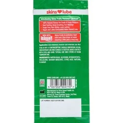 Skins - Lubrificante À Base DE Água Com Sabor A Melancia - Dose Única De 5 ML