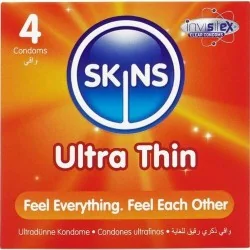 Skins - Preservativos Ultra Finos Premium Pacote De 4