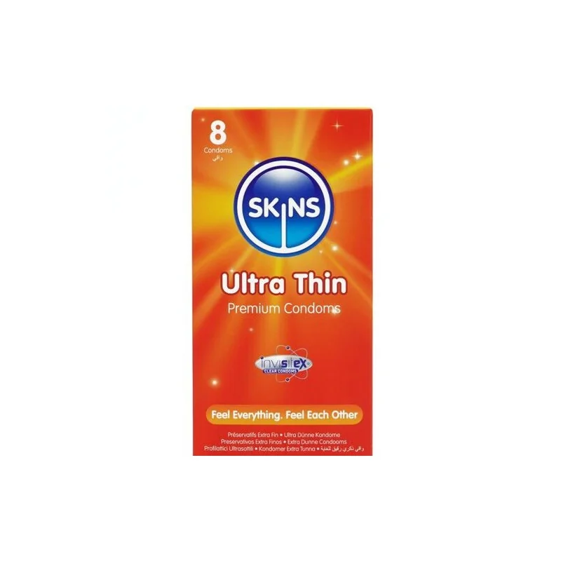 Skins - Preservativos Ultra Finos Premium Pacote Com 8