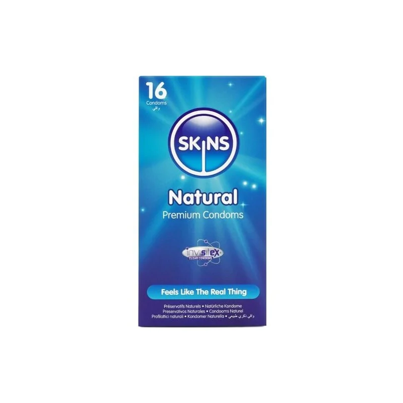 Skins - Preservativos Naturais Premium Pacote 16