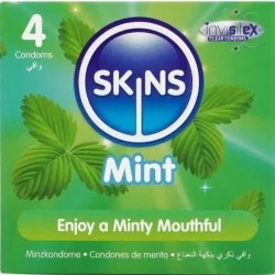 Skins - Preservativos Mint Premium Pacote 4