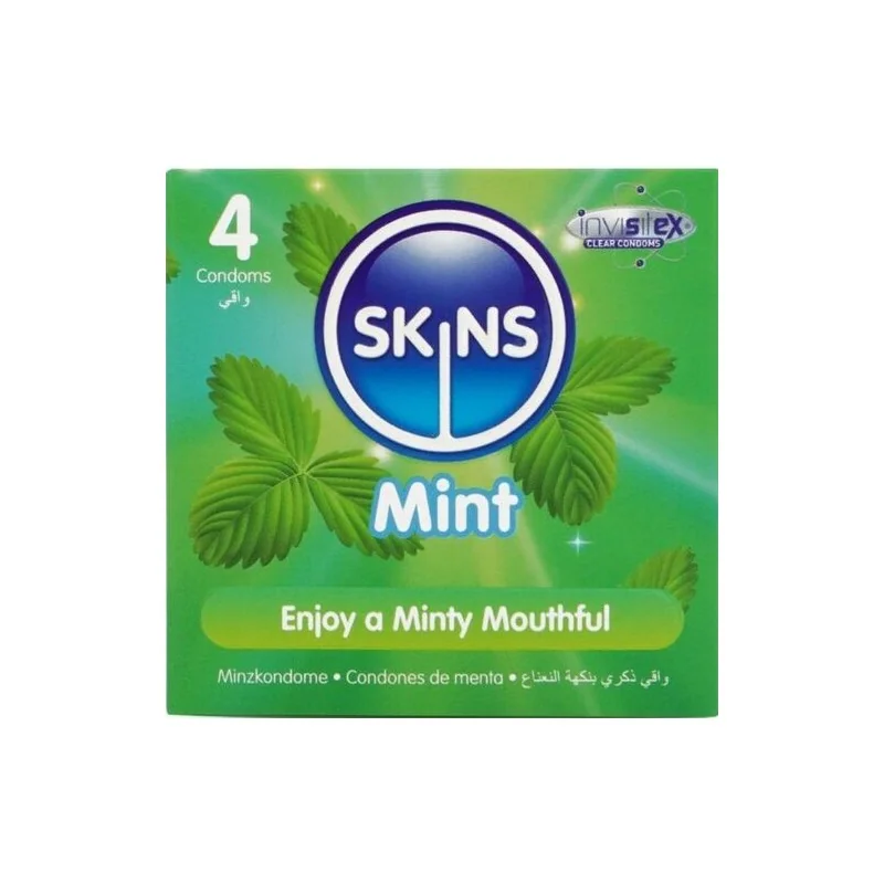 Skins - Preservativos Mint Premium Pacote 4