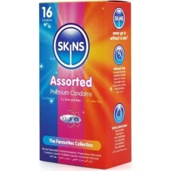 Skins - Pacote Com 16 Preservativos Variados