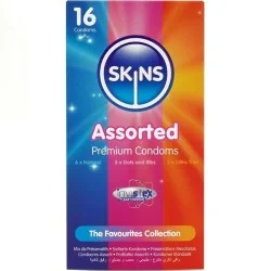 Skins - Pacote Com 16 Preservativos Variados