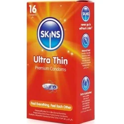 Skins - Preservativos Ultra Finos Premium Pacote Com 16