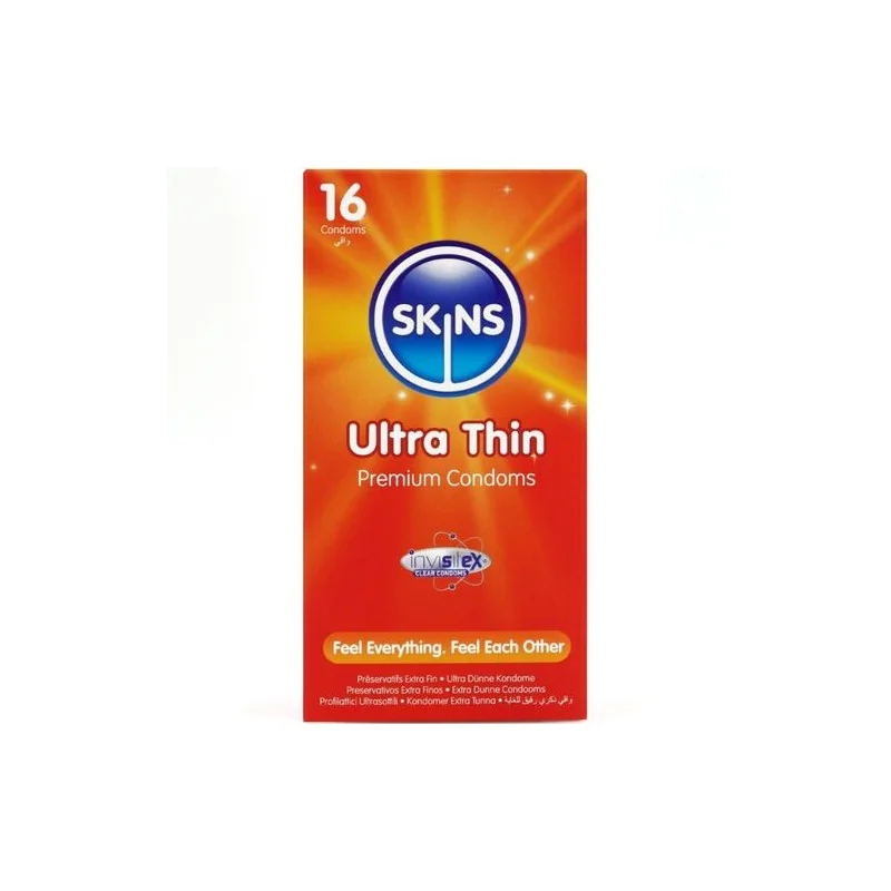 Skins - Preservativos Ultra Finos Premium Pacote Com 16