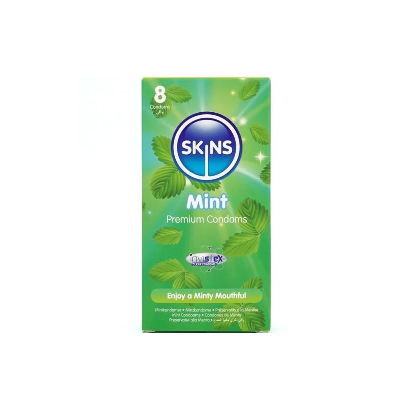 Skins - Preservativos Mint Premium Pacote Com 8