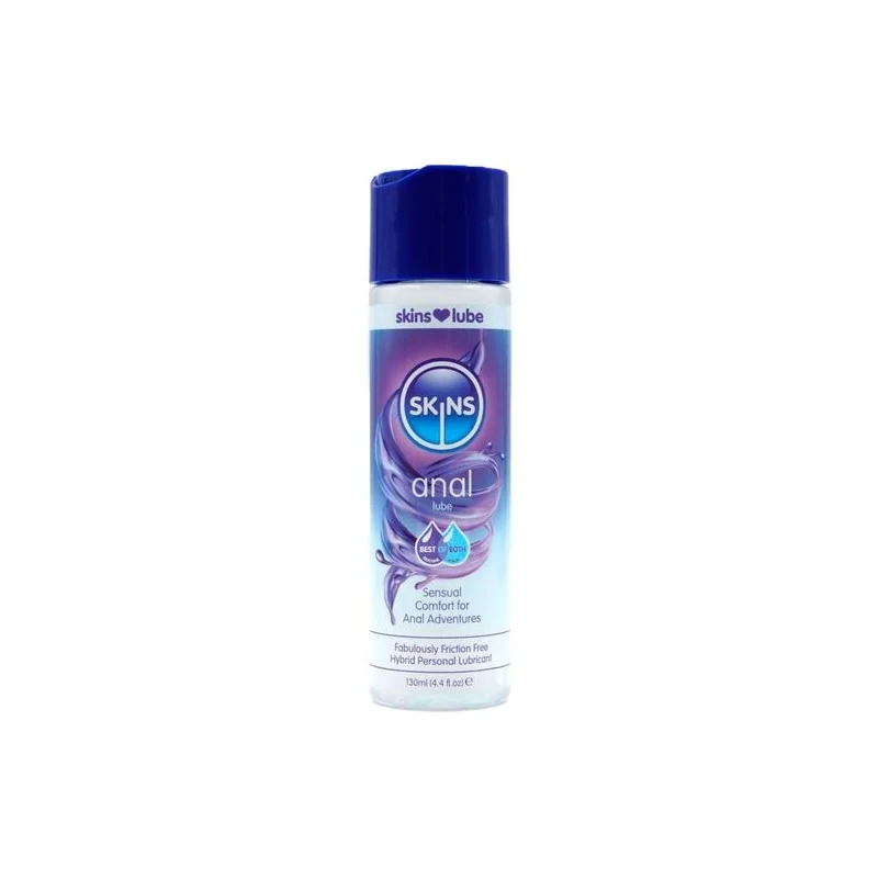 Skins - Lubrificante Anal Híbrido À Base De Água E Silicone 130 ML