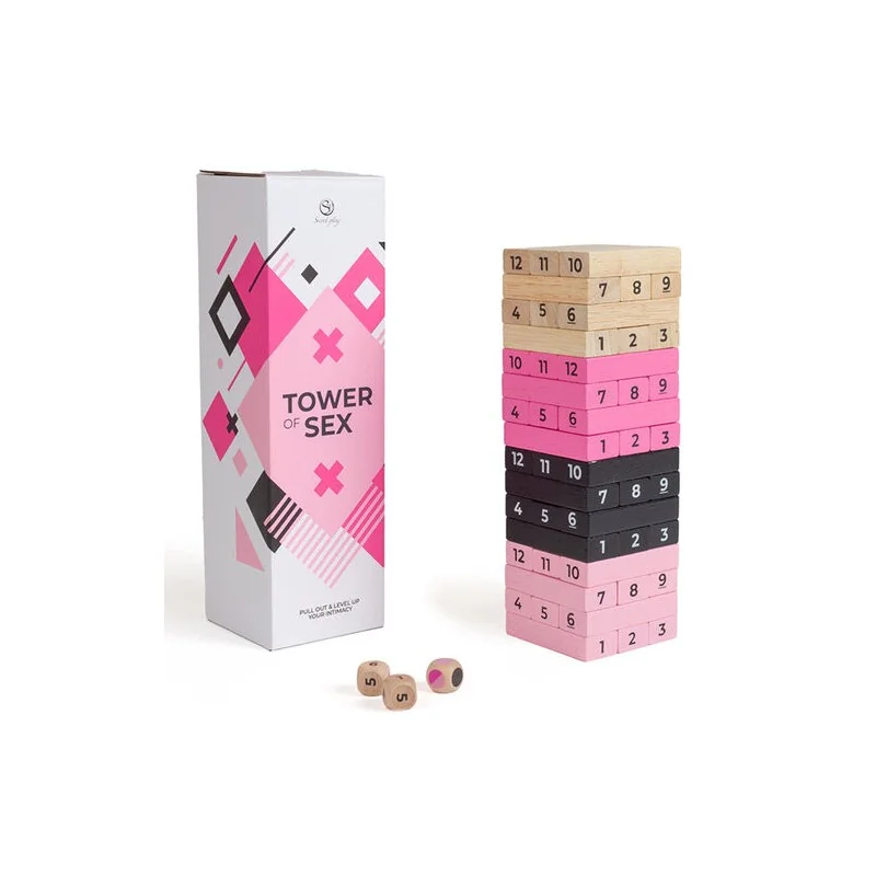 Secretplay - Jogo De Madeira Torre Do Sexo