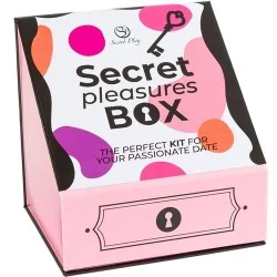Secretplay - Caixa De Prazeres Para Casais: Dados + Vibrador Bala + Caneta De Pena