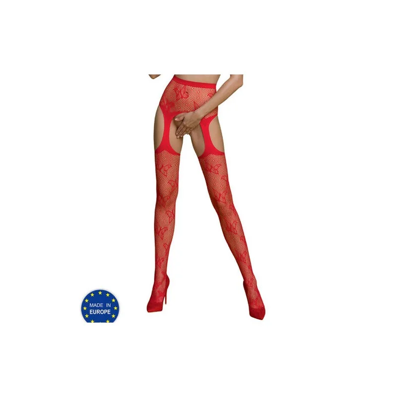 Passion - Coleo Eco Bodystocking Eco S001 Vermelho