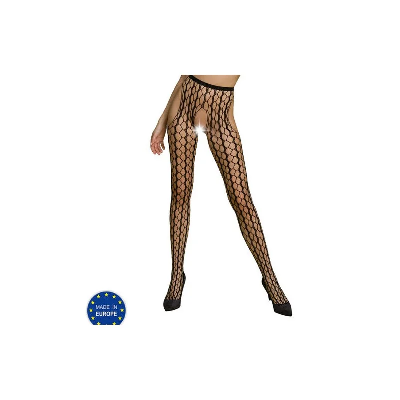 Passion - Coleo Eco Bodystocking Eco S007 Preto