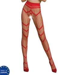 Passion - Coleo Eco Bodystocking Eco S006 Vermelho
