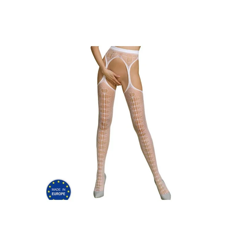 Passion - Coleo Eco Bodystocking Eco S008 Branco
