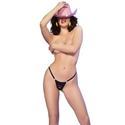 Chilirose - Cr 4835 Tanga Kiss Me Preta L/XL