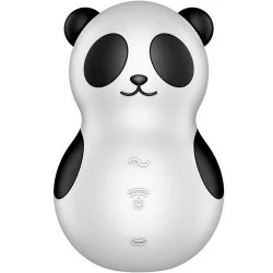 Satisfyer - Pocket Panda Estimulador E Vibrador Preto E Branco