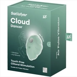 Satisfyer - Vibrador De Pulso De Ar Verde Cloud Dancer
