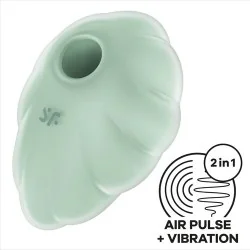 Satisfyer - Vibrador De Pulso De Ar Verde Cloud Dancer