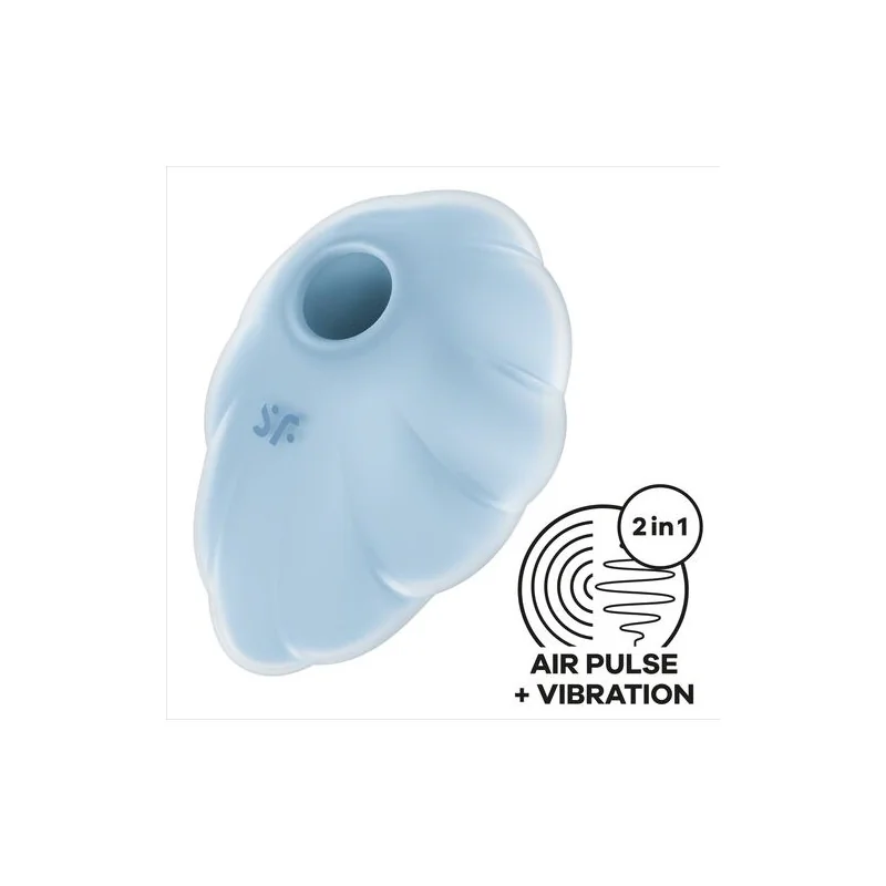Satisfyer - Vibrador De Pulso De Ar Azul Cloud Dancer