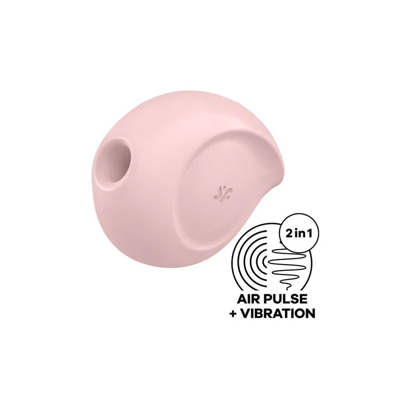 Satisfyer - Estimulador De Pulso De Ar Sugar Rush E Vibrador Rosa