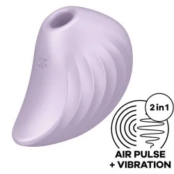 satisfyer - Estimulador E Vibrador De Pulso De Ar Pearl Diver Violeta