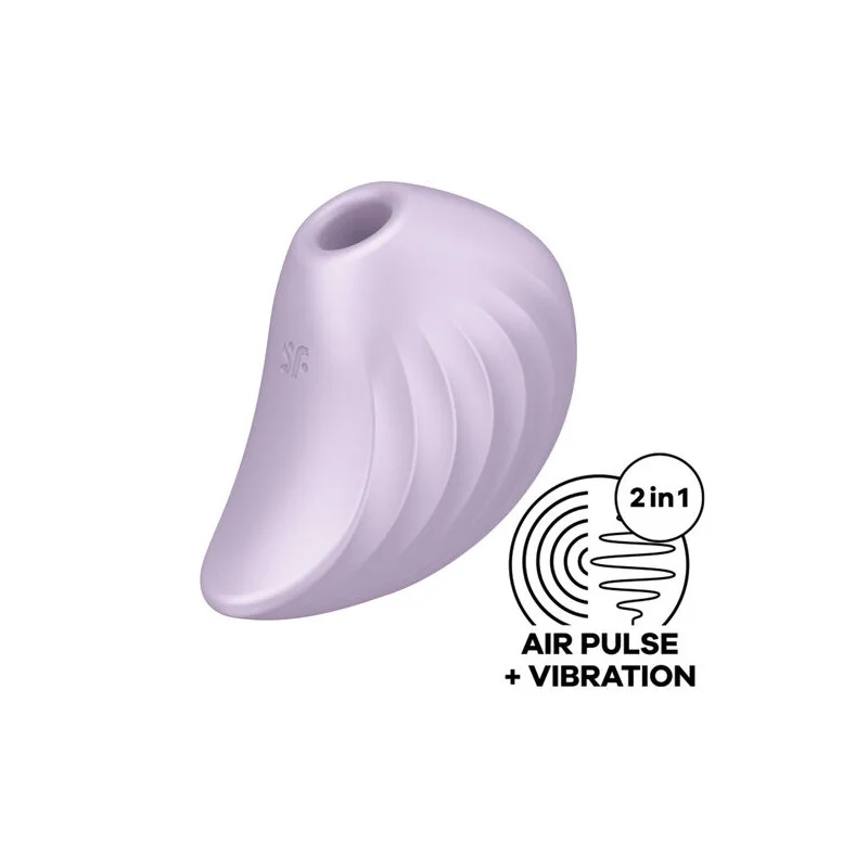 satisfyer - Estimulador E Vibrador De Pulso De Ar Pearl Diver Violeta
