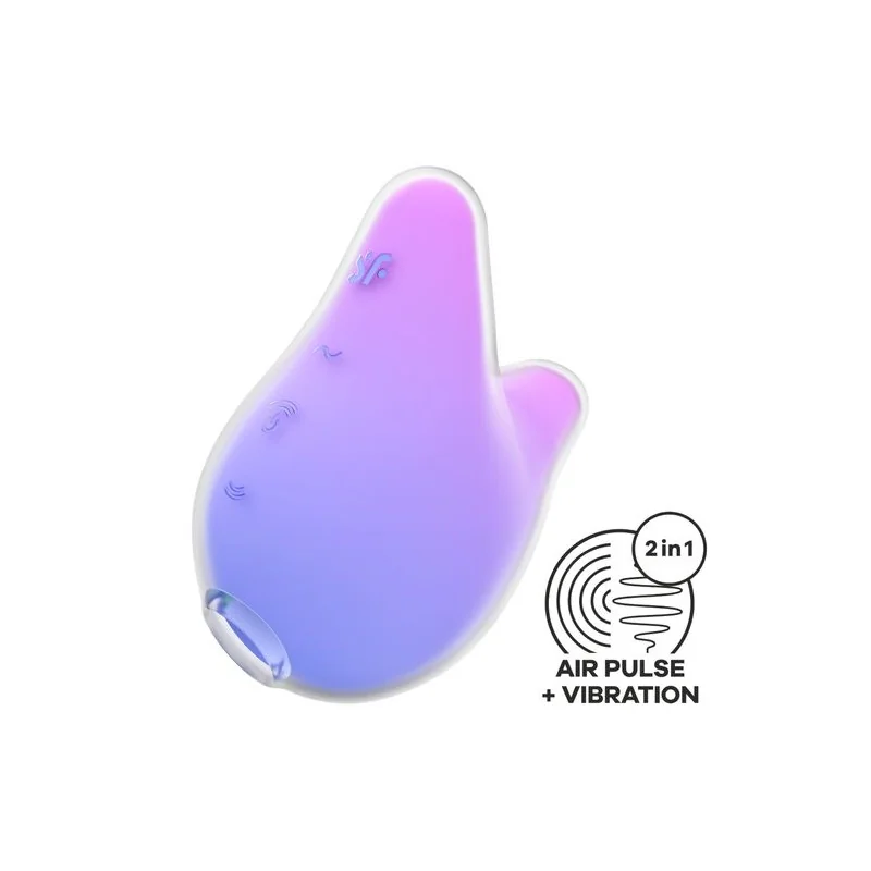 Satisfyer - Mermaid Vibes Estimulador E Vibrador Violeta E Rosa