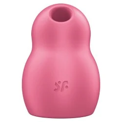 Satisfyer - Pro To Go 1 Estimulador E Vibrador De Pulso De Ar Duplo Vermelho