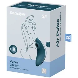 Satisfyer - Estimulador E Vibrador Vulva Lover 1 Air Pulse Azul