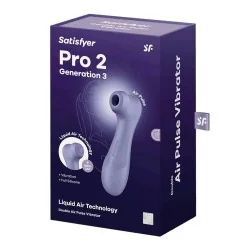 Satisfyer - Tecnologia De Ar Líquido Pro 2 Gerao 3 Lilás