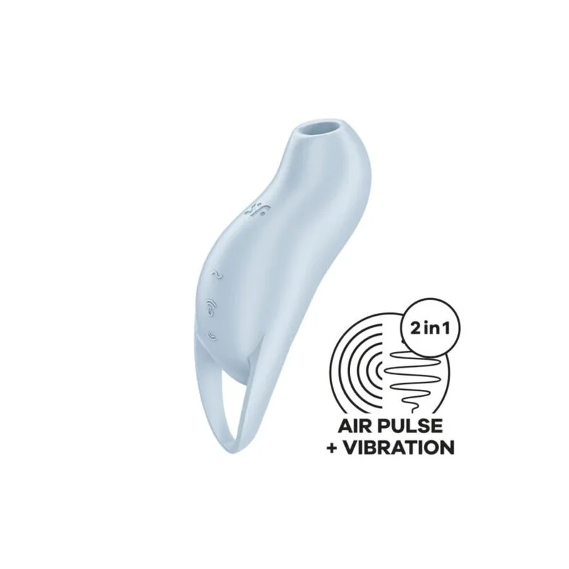 Satisfyer - Pocket Pro 1 Estimulador De Clitóris Azul Claro