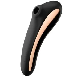 Satisfyer - Vibrador De Pulso De Ar Dual Kiss Preto