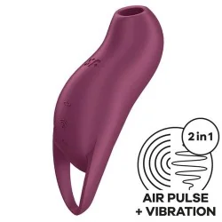 Satisfyer - Pocket Pro 1 Estimulador De Clitóris Garnet