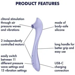 Satisfyer - Easy Lover Vibrator & Air Pulse Estimulador