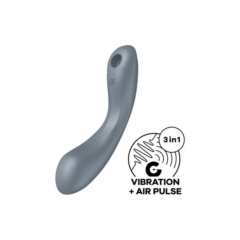 Satisfyer - Curve Trinity 1 Air Pulse Vibration Grey