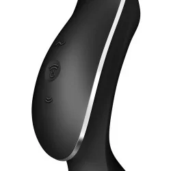 Satisfyer - Vibrador De Pulso De Ar Curvy Trinity 2 Preto